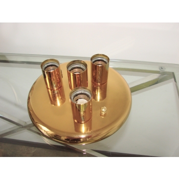 detal plafonu mosiądzowanego